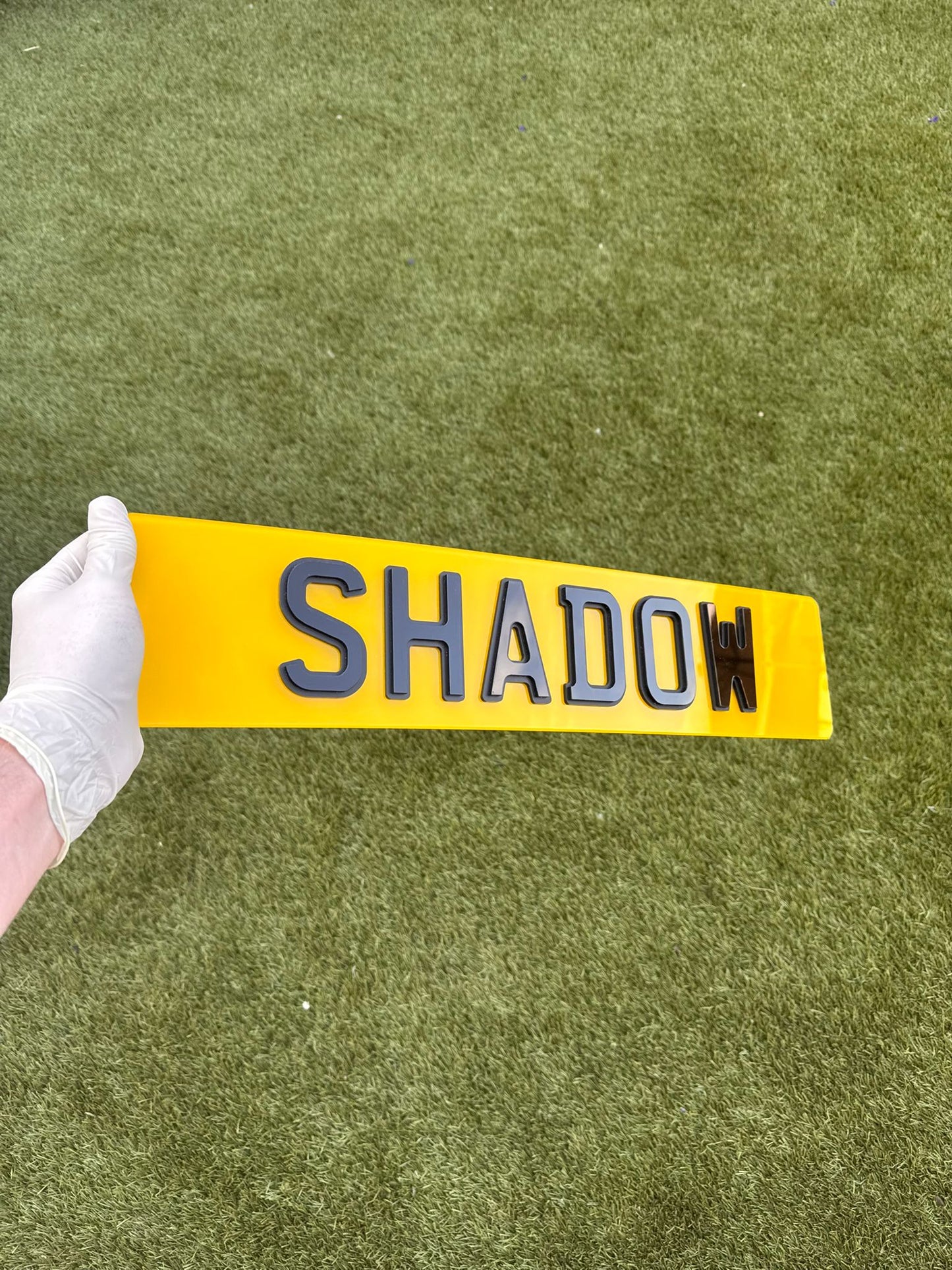 4D Shadow Number Plates