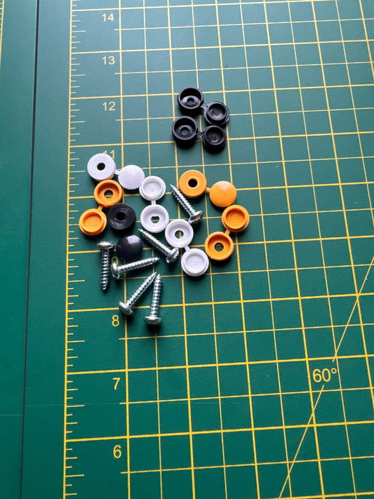 Number Plate Screws & Caps