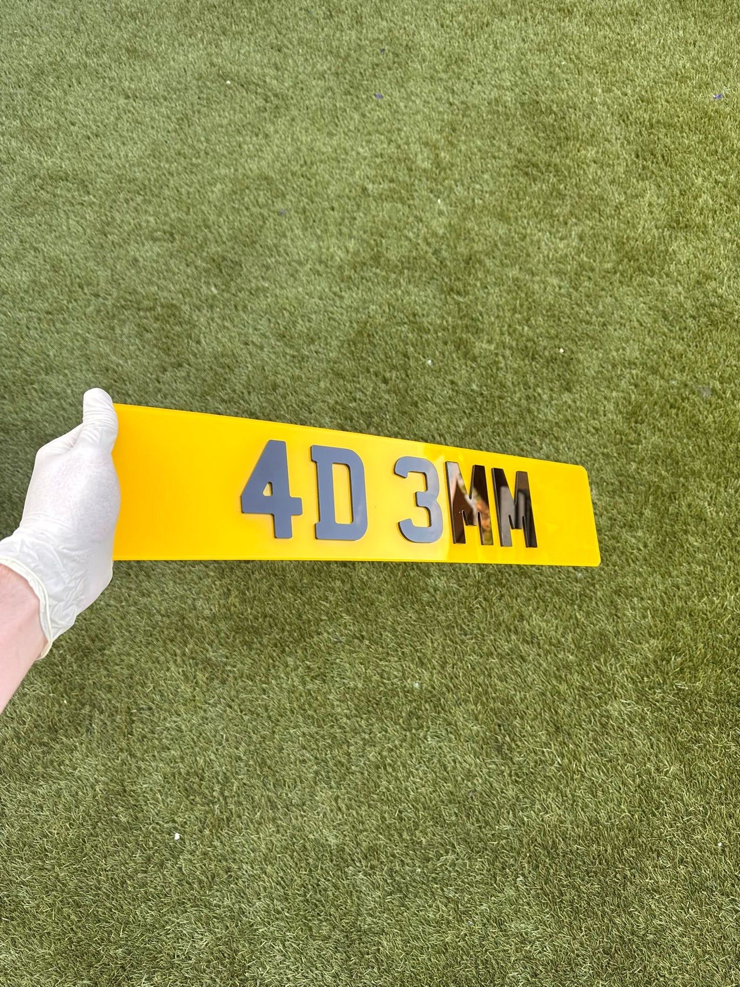 4D 3MM/5MM Car Number Plate