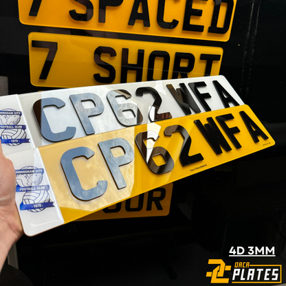Blues Badge Car Plates