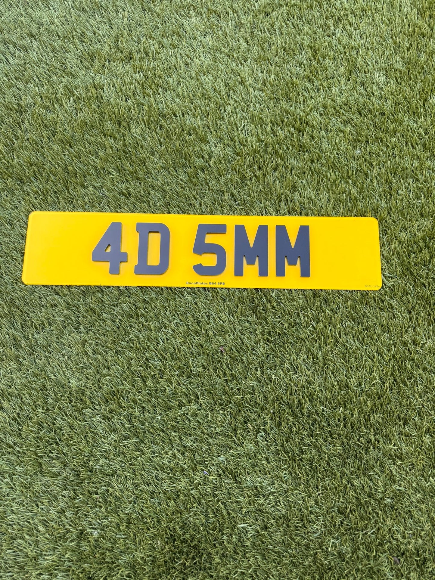 4D 3MM/5MM Car Number Plate