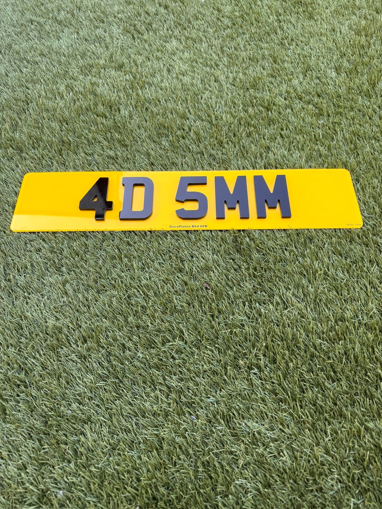 4D 3MM/5MM Car Number Plate