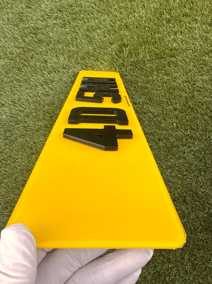 4D 3MM/5MM Car Number Plate