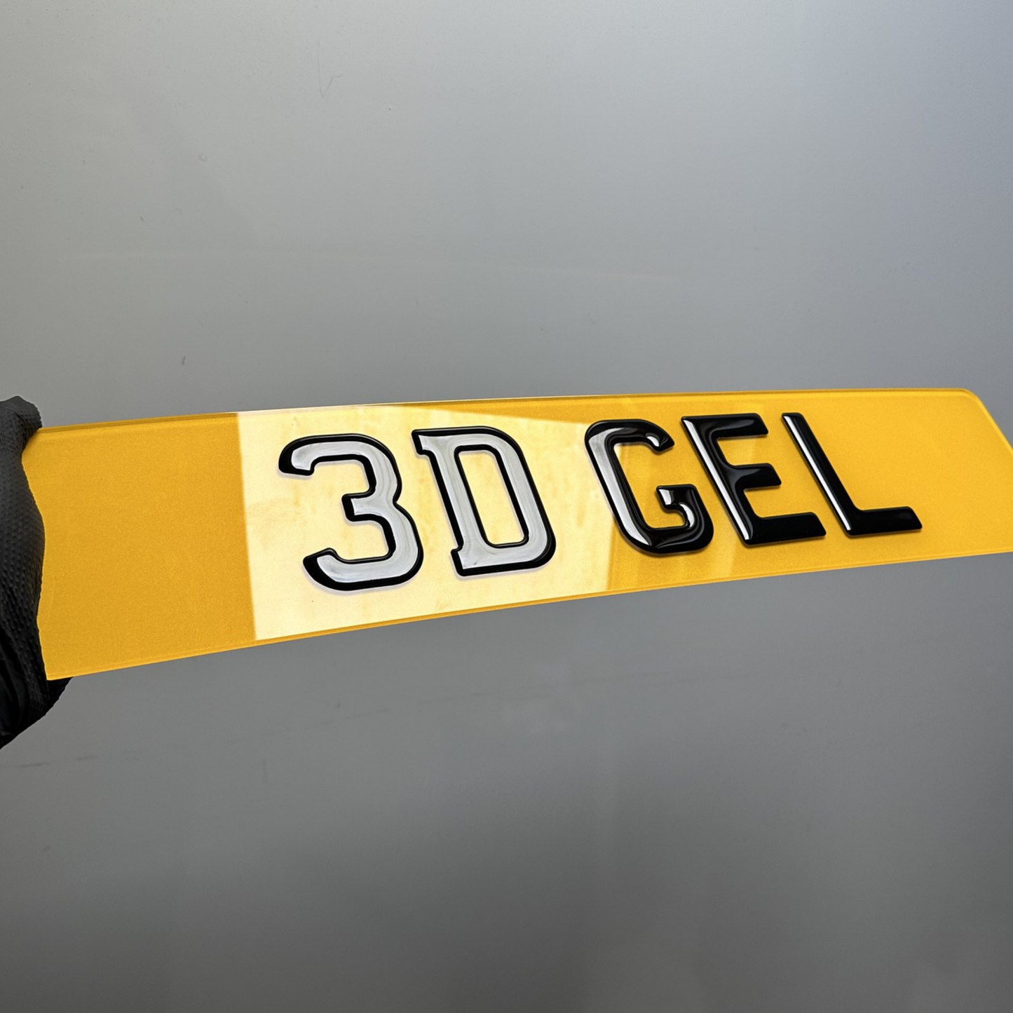 3D Gel Car Plate