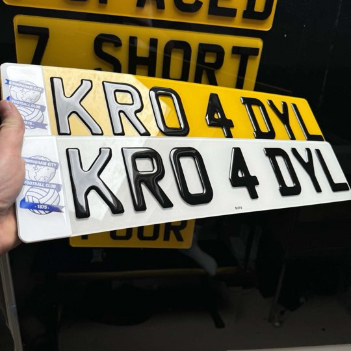 3D Gel Car Plate