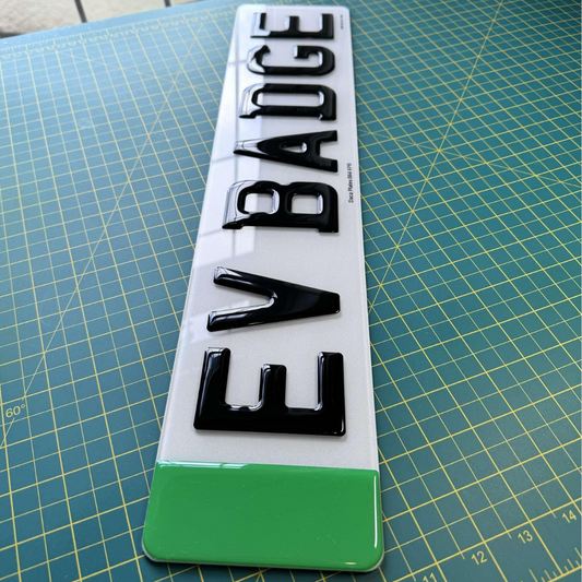 Electric 3D Badge Vehicle Plate