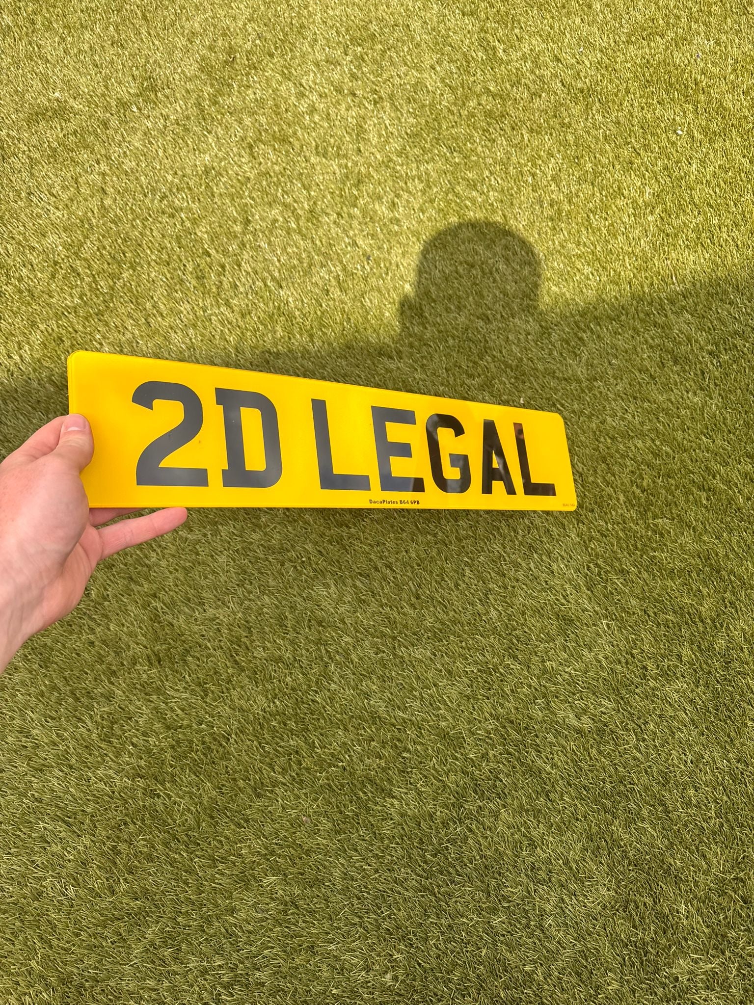 Standard Printed Number Plates – DacaPlates